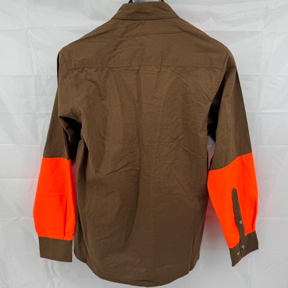 Bob Allen Hunting Shirt Womens L Brown Orange UglyDog Shooting HU127W New - Picture 3 of 12